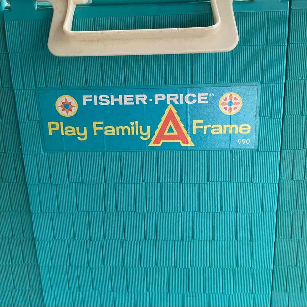 Fisher Price Little People Vintage 1974 Play Family A Frame House #990 Only - Picture 7 of 12